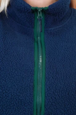 Vitality Polar Fleece Cropped Vest - Oxford