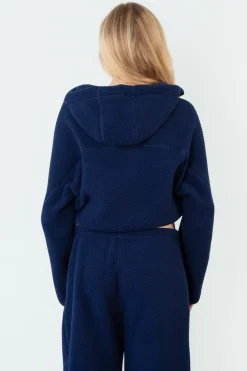 Vitality Polar Fleece Full Zip Hoodie - Oxford