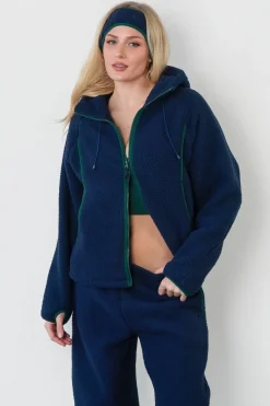 Vitality Polar Fleece Full Zip Hoodie - Oxford