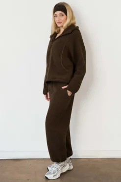 Vitality Polar Fleece Jogger - Toasted Walnut