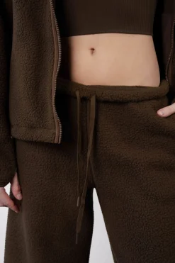 Vitality Polar Fleece Jogger - Toasted Walnut
