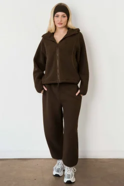 Vitality Polar Fleece Jogger - Toasted Walnut