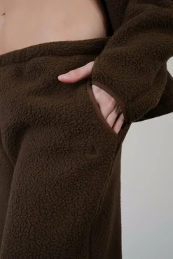 Vitality Polar Fleece Jogger - Toasted Walnut
