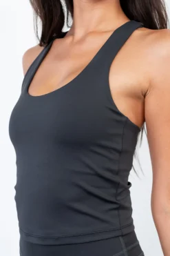 Vitality Pulse® Racer Tank - Midnight Washed