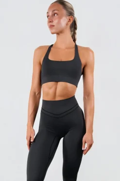 Vitality Pulse® Strappy Racer Bra - Midnight Washed
