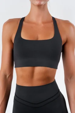Vitality Pulse® Strappy Racer Bra - Midnight Washed