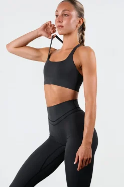 Vitality Pulse® Strappy Racer Bra - Midnight Washed