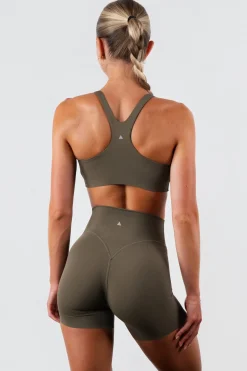 Vitality Pulse® Zip Bra - Coffee