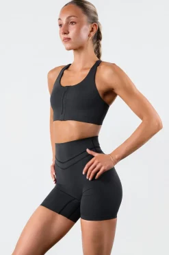 Vitality Pulse® Zip Bra - Midnight Washed