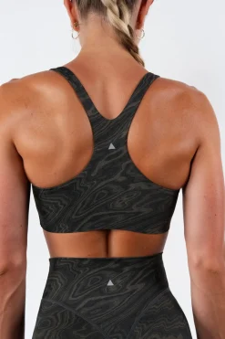 Vitality Pulse® Zip Bra - Woodgrain