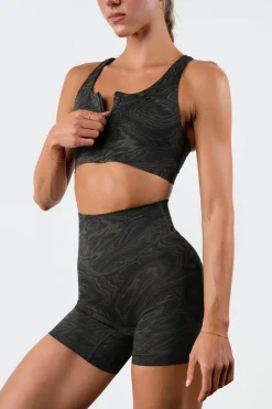 Vitality Pulse® Zip Bra - Woodgrain