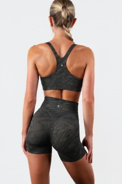 Vitality Pulse® Zip Bra - Woodgrain
