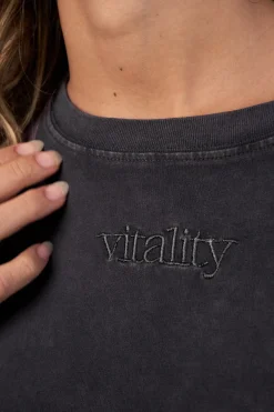 Vitality Retro® Uni Tee - Iron Washed