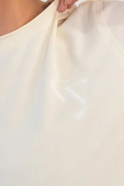 Vitality Retro® Varsity Tee - Ivory