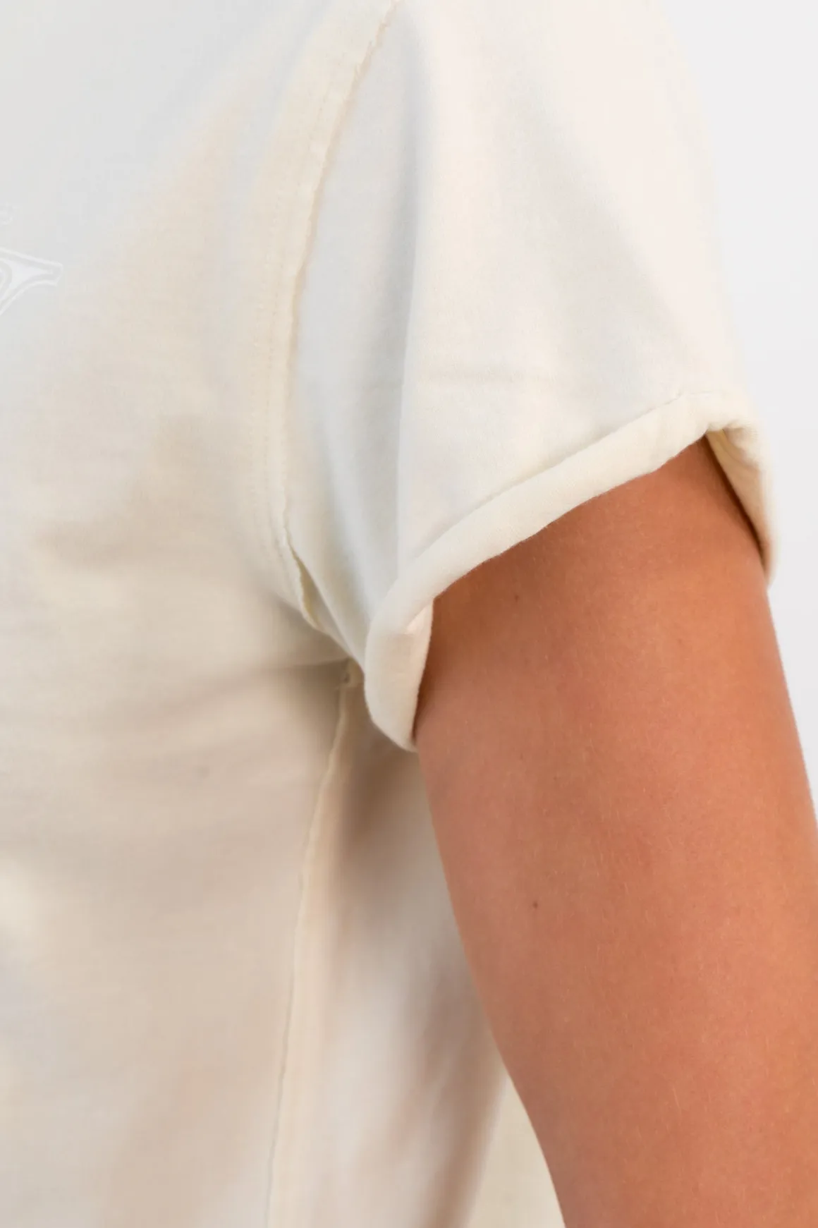 Vitality Retro® Varsity Tee - Ivory