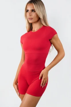 Vitality Sportlite Tee - Cherry