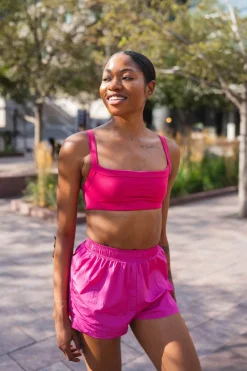 Vitality Surface Run Short - Fuchsia