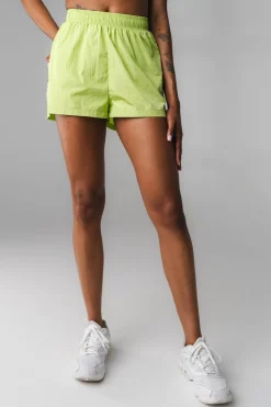 Vitality Surface Run Short - Lime