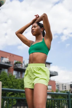 Vitality Surface Run Short - Lime