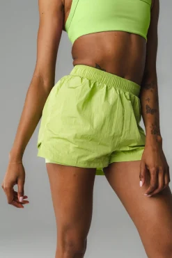 Vitality Surface Run Short - Lime