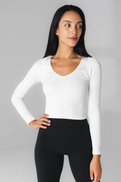 Vitality Synergy® V Long Sleeve - Snow