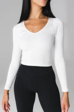 Vitality Synergy® V Long Sleeve - Snow