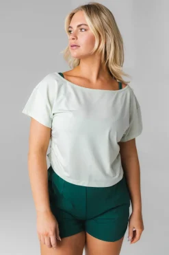 Vitality Versa® Slouch Tee - Mint