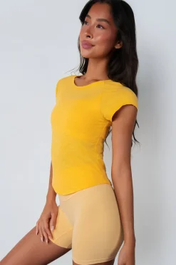 Vitality Whisper Raglan Tee - Mango