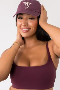 Women's Baseball Hat - Wine